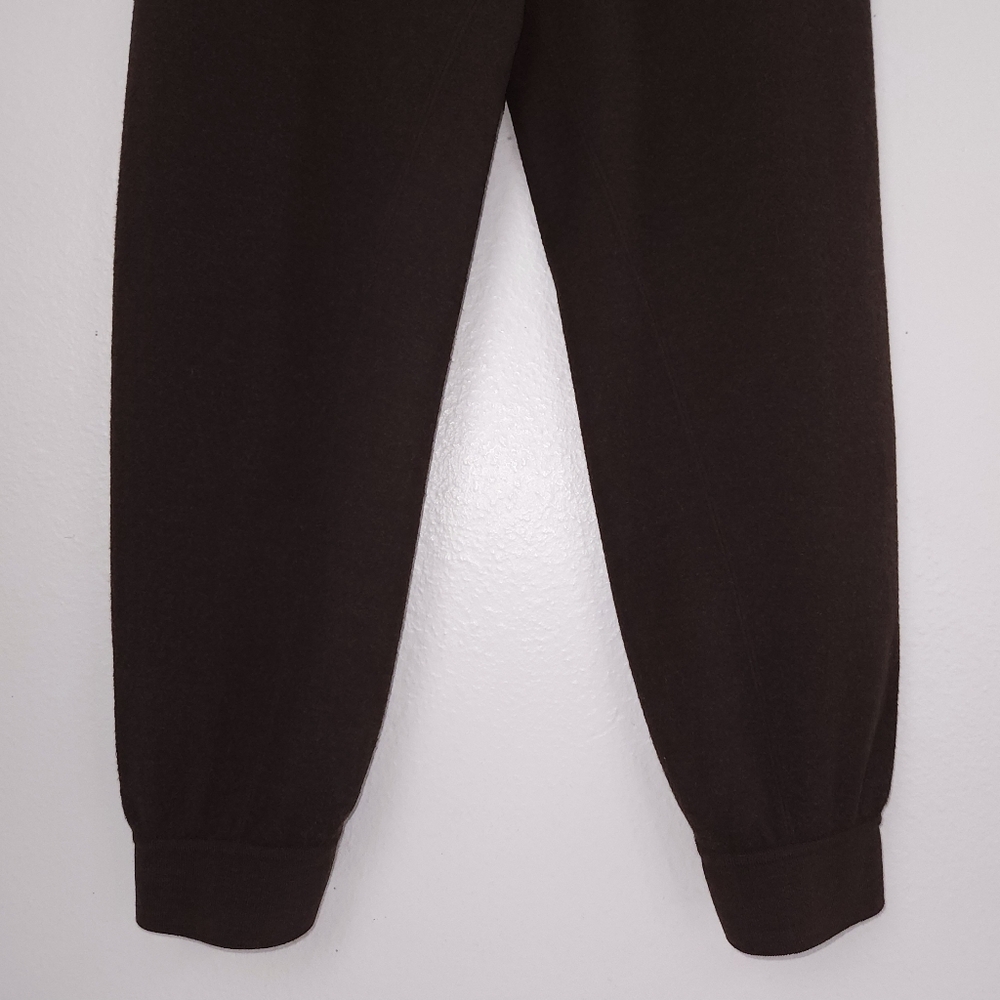 Loro Piana Rassa Pants Virgin Wool Jogger Pecora Nera Fleece MEDIUM Brown - Picture 4 of 12